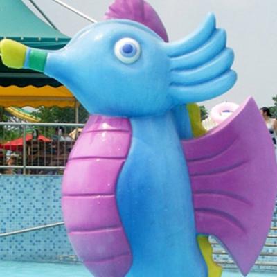 China Fiberglass water fountain with Galvanized Carbon Steel Frame of amusement park equipment for sale