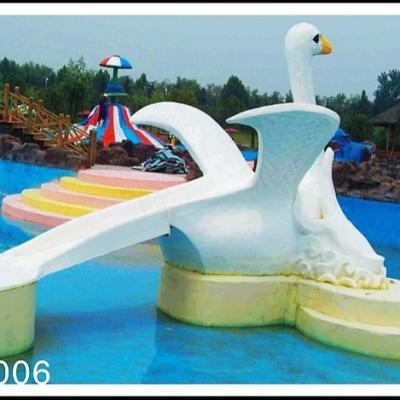 China Kinderschiebt kleines Karikatur-Schwan-Fiberglas-Wasser-Pool für Aqua-Park/Swimmingpool zu verkaufen