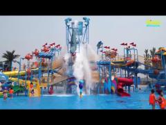 Exciting Family Water Park in Giantic Waterhouse with Different Style Waterslide