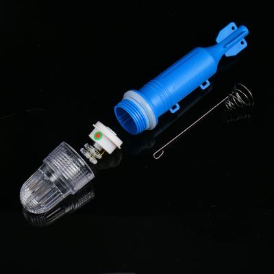 China Led Boat Light Two-colors Rotating Led Light And Strobe Light For Long Line Fishing Torpedo Fishing Lamp for sale