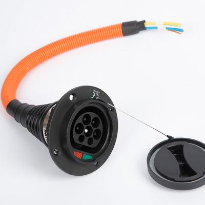 China Commercial Type - 2 EV Electric Vehicle Charging Cable 16A / 32A ev Inlet Charging Plug / for sale