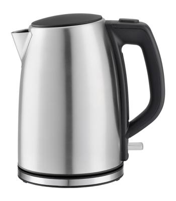 China New superior 360 degree rotation stainless steel base electric kettle with 1.7L capacity strix controller for household use for sale