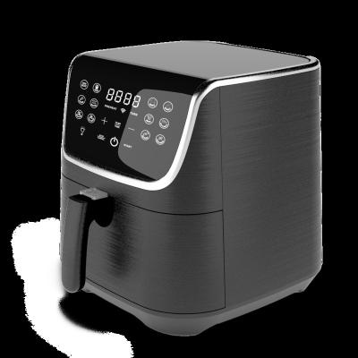 China Healthy Oil Free Heating Kitchen Appliances Intelligent Non-stick Digital Air Fryer 5.5l for sale