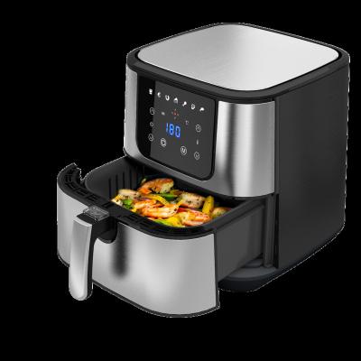 China Healthy Cheaper Price Oil Free Heating Square 5.5l Smart Air Fryer With Basket Ready To Ship for sale