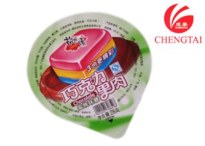 China Costum Printed Cup Sealing Film For Jelly Pakaging In Retail Shop for sale