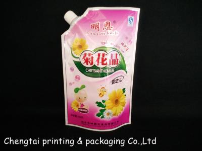 China Recylclable Big Capacity Stand Up Pouch With Spout , Spouted Pouches Free Standing for sale