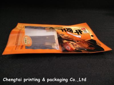 China Water Proof plastic three side seal pouch translucent materials for sale