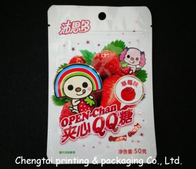 China BOPP Plastic Resealable Snack Packaging Pouches for Fruit Snack for sale