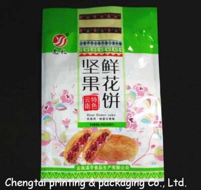 China Moisture Resistant Compound Cake Plastic Packaging Bags BPA Free With Euro Hole for sale