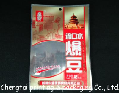 China Eco - Friendly 85g Snack Plastic Packaging Pouch With Transparent Window for sale