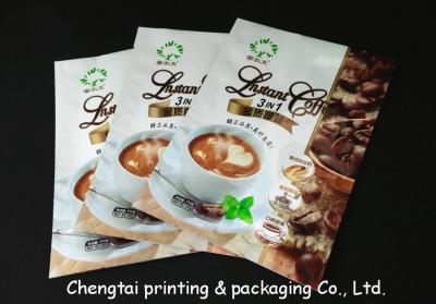 China Aluminum Non - Leakage Coffee Packaging Bags Light Resistant Plastic Coffee Bags for sale