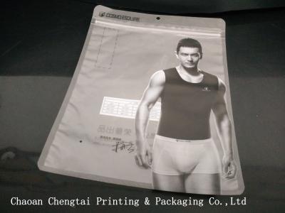 China Reusable Garment Clothing Packaging Bags With Clear Window / BOPP Lamination for sale