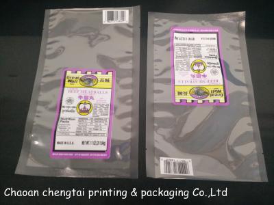 China Nylon / PE Retort Plastic Packing Pouches Vacuum Meatball Packaging Bag for sale