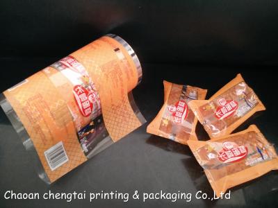 China Bread Packing Plastic Roll Stock Films With Matt Surface / Clear Window for sale