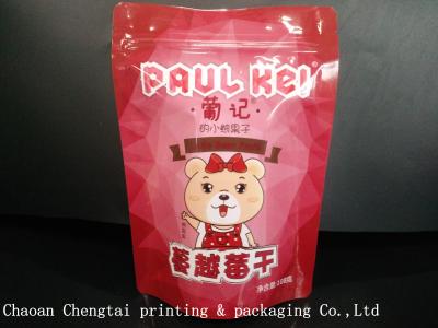 China Ziplock Resealable Pet Food Packaging for Dog Treats  / Cat Food for sale