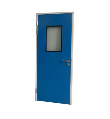 China Traditional Cheap Price PU Sandwich Panel Swing Clean Room Door For Hospital for sale