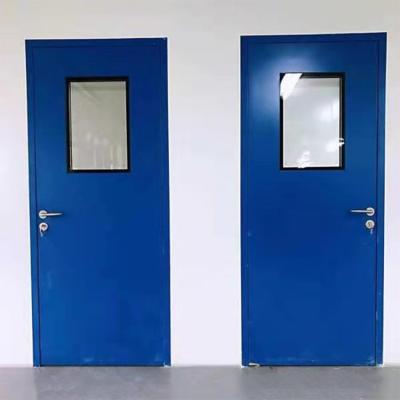 China GMP Industrial Metal Clean Room Hermetic Doors for sale