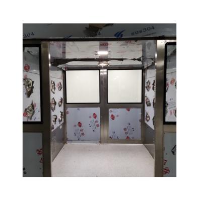 China Modular Electronic Cleanroom Entrance Interlock SUS304 Air Shower Cargo Air Shower for sale