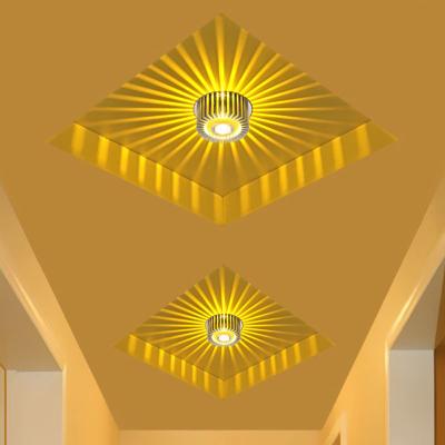 China Modern Hallways 3W LED Ceiling Lamp 3W LED Ceiling Lamp 3W LED Spot RGB Downlight Wall Sconce Wall Sconce Art Gallery Decoration Front Balcony Lamp Porch Light for sale