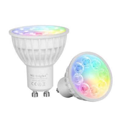 China Milight 2.4g Smart RGB Clor Changing 4W 5W Gu10 Mr11 Milight Projector Led Lamp for sale