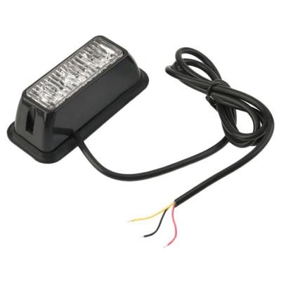 China DRL 4 Color Hideaway Led Strobe Light Amber Strobe Lights Bar Lightheads For Cell Van Truck for sale