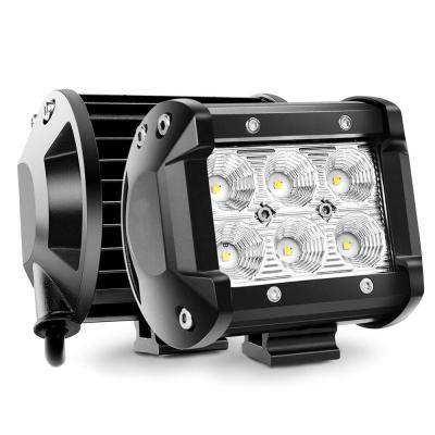 China Truck/ATV/UTV and More 4 Inch Youstar-Light 18w Led Light Bar Flood Fog Road Boat Driving Led Work Light for SUV Truck ATV for sale