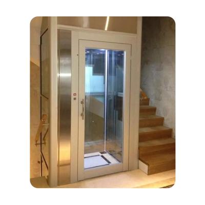 China Glass elevator home security easy operation small convenience home villa lift bsmall house elevator indoor villa elevator for sale