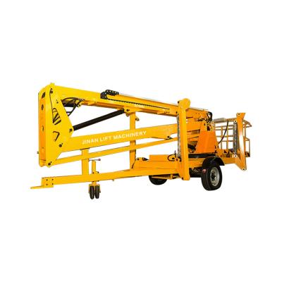 China Custom Folding Trailer Lift Platform Articulating Towable Telescopic Boom Lift 10m 20m for Hotels for sale