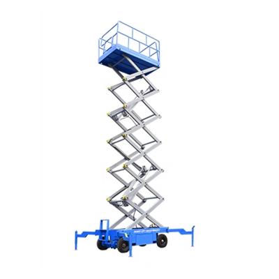 China Electric Hydraulic Mobile Scissor Lift 4-16m Hotels Manual Hydraulic Mobile Scissor Lift Scherenhebebuhne for sale