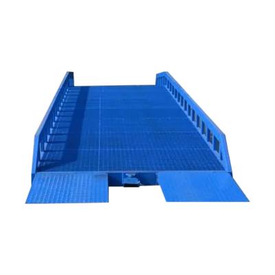 China Adjustable Truck Dock Leveler Forklift Ramp Warehouse Electric Height Truck Forklift Dock Ramp for sale