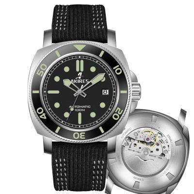 China Automatic Date Luxury Watches Custom Logo Dive Watches Mens Automatic Wrist Diver Stainless Steel Mens Watches All Luminous Dial for sale