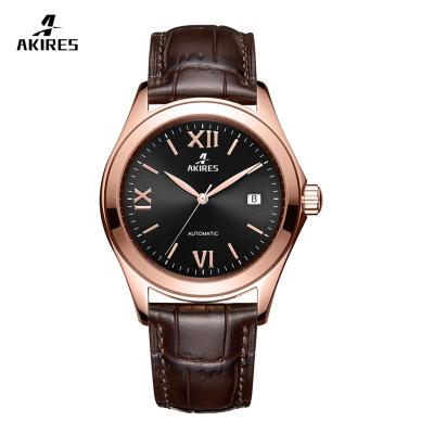 China Akires Automatic Minimalism Brand Date Automatic Mens Watch Luxury Watches Men Wrist for sale