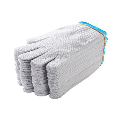 China 10 Gauge Cotton Industrial Work Flexible Wholesale Cheap White Seamless Knitted Gloves for sale