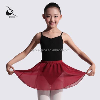 China Direct Pull On No Need Link 116243507 Kids Dance Skirt Pull On Chiffon Ballet Skirt for sale