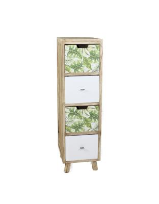 China Multifunctional modern green solid wood solid storage cabinet with drawers for living room for sale