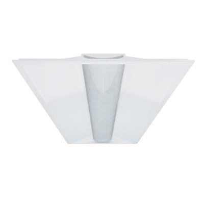 China Office Desk Dlc 2X4 40w led skylight panels led troffer light led flush mount ceiling light 125lm/w recessed troffer for sale