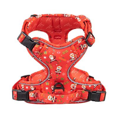 China Top Stocked Amazon Selling Oxford Dog Harness Control NO--Pull Front Range Reflective Easy Dog Harness Amazon Hot Selling for sale