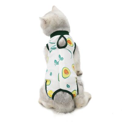 China Wholesale Designer Stocked Pet Costumes Custom Cat Clothes Apparel - New Spring Purchase Cat Sterilization Postpartum Suit Factory designer P for sale