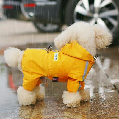 China Stocked high quality fashion wholesales small pet clothes Sun block pet raincoat exquisite pet raincoat for sale