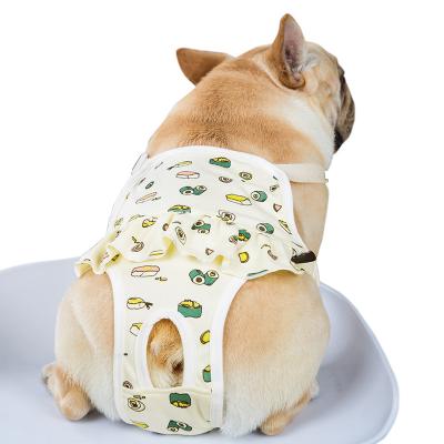 China Amazon Cotton Stocked Dog Diaper Covers Female Bulldog Pants Washable For Untrained Dogs In Menstrual Heat Doggie And Incontinence for sale