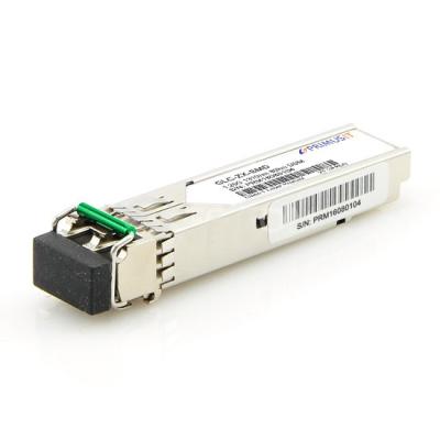 China GLC-ZX-SMD 1000BASE-ZX 1550nm Cisco Compatible SFP Transceiver Module 80KM for sale