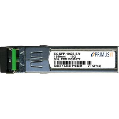 중국 Pluggable 작은 형태 인자 SFP + 광학적인 송수신기 단위 호환성 노간주나무 EX-SFP-10GE-ER 판매용