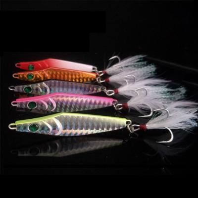 China Advance 14g 21g Long Lead Lures Metal Swim Hard Bait Seawater Fishing Casting Lake Artificial Casting for sale