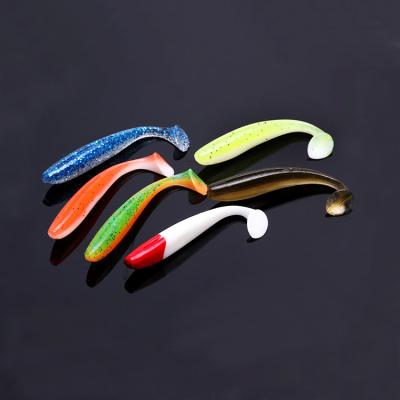 China 50PCS 6cm Eco-Friendly PVC 1.5g Artificial Fishing Lure New Soft Baits Wholesale for sale