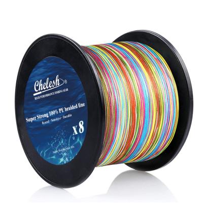 China Sink Tip Float Marker 8 Strands 1000m Multicolor PE Spool Braided Fly Fishing Line OEM Customization Small Quantity Multifilament Carp for sale