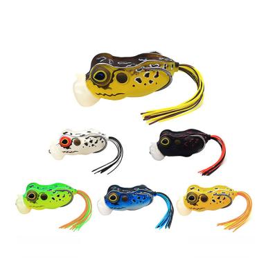 China 12.5g 5.5cm Soft Plastic Artificial Frog Fishing Lure Kingfrog Bionic Bait Topwater 5.5cm for sale