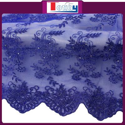 China 2017 Sustainable Cheap African Tulle Lace For New Year Celebration for sale