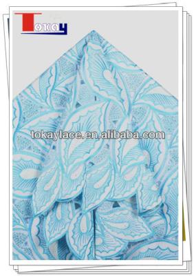 China Viable Party African Handcut Voile Lace Fabric Wholesale for sale