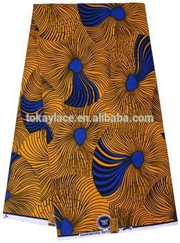 China 100% African Cotton Wax Print Fabric Wholesale Anti-Static for sale