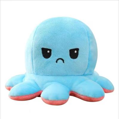 China Plush Flip octopus doll flip weird octopus plush toys octopus double-sided flip dolls for sale